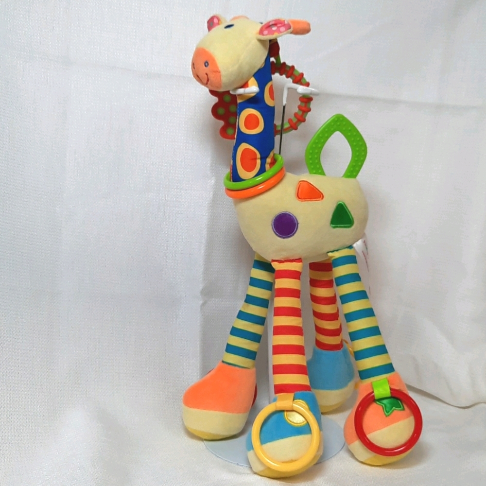 Happy Monkey Plush Baby Developement Giraffe
